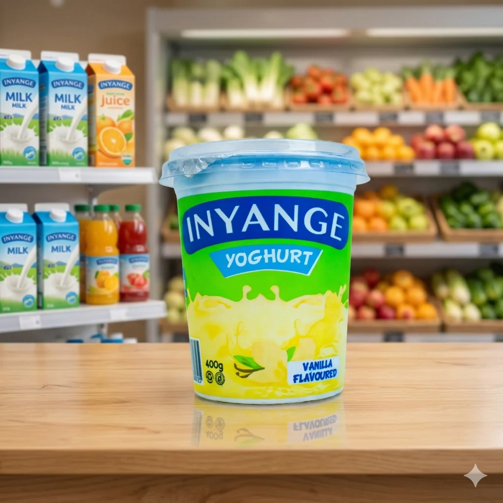 Inyange vanilla yoghurt 400 g on Yogros