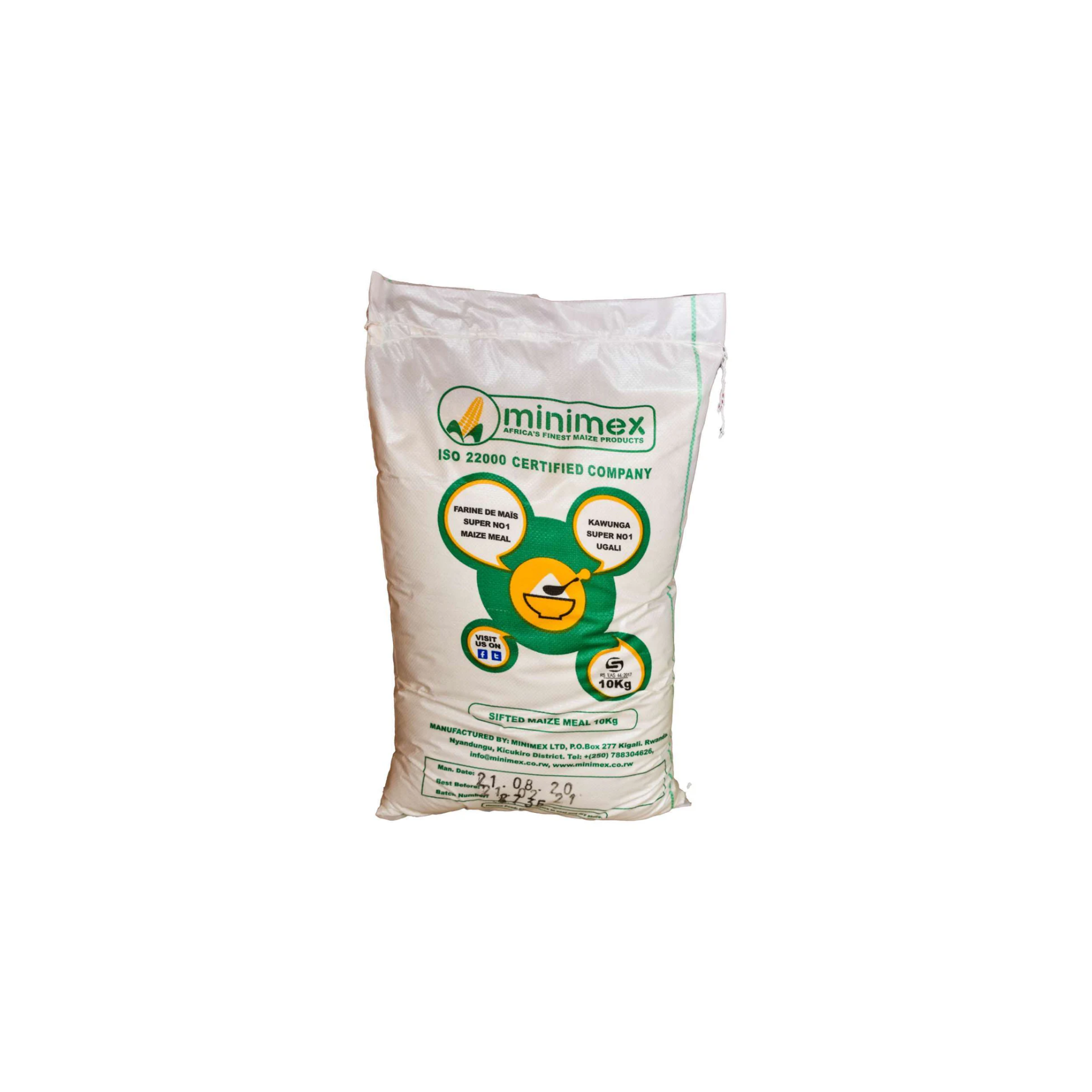 Minimex maize flour on Yogros